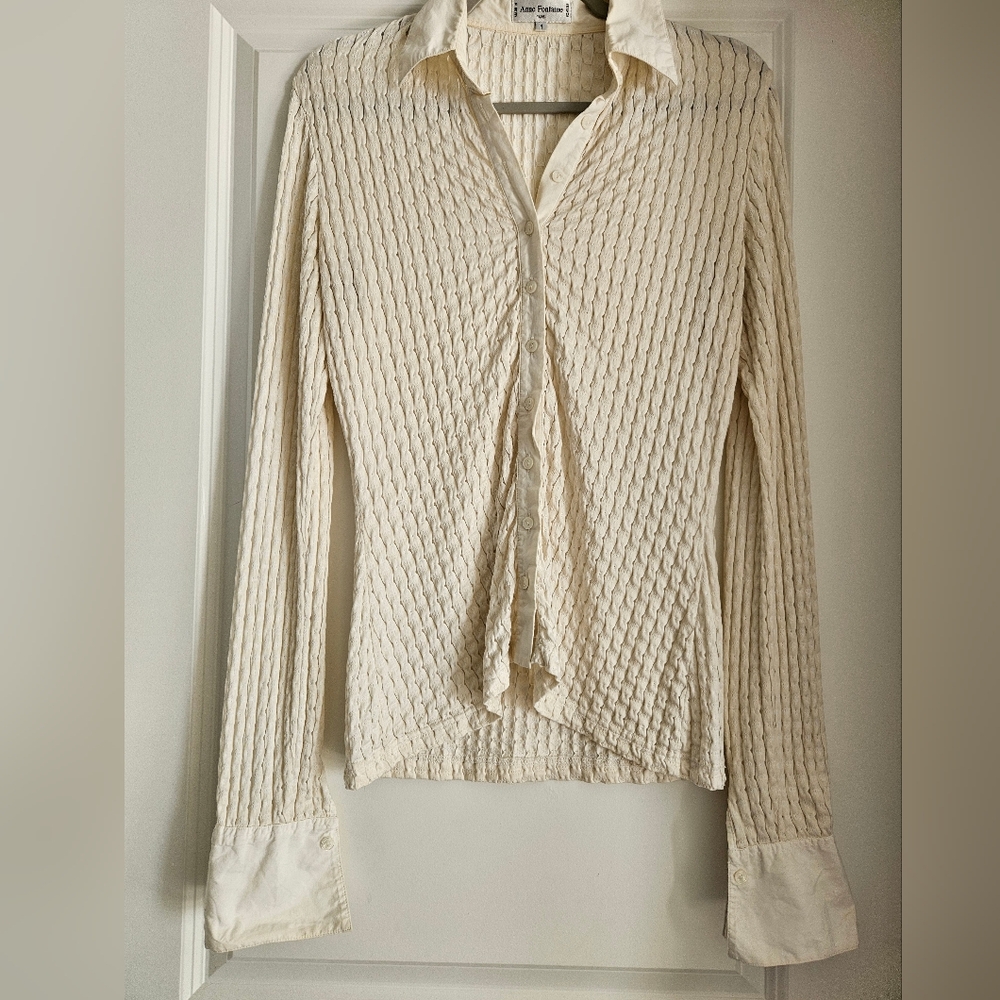 Anne Fontaine Ecru Top